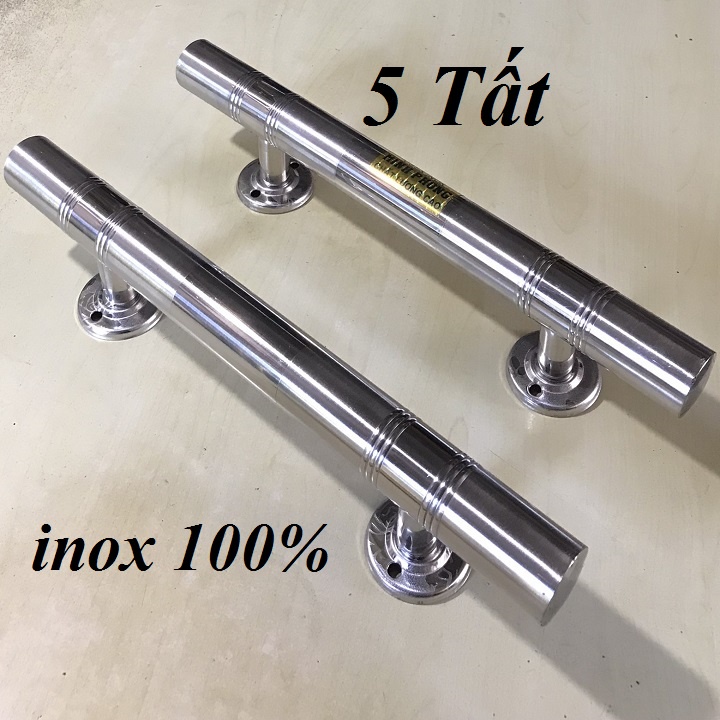 02 CÁI - 50CM TAY NẮM CỔNG INOX 100% - TAY NẮM CỬA INOX 500MM