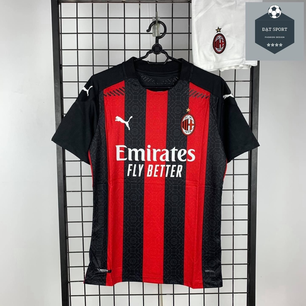 Bộ Áo Đấu CLB AC MILAN mùa giải 2020-2021. Hàng Thailand chuẩn thi đấu 99%. Cam kết Y Hình - Hàng xịn