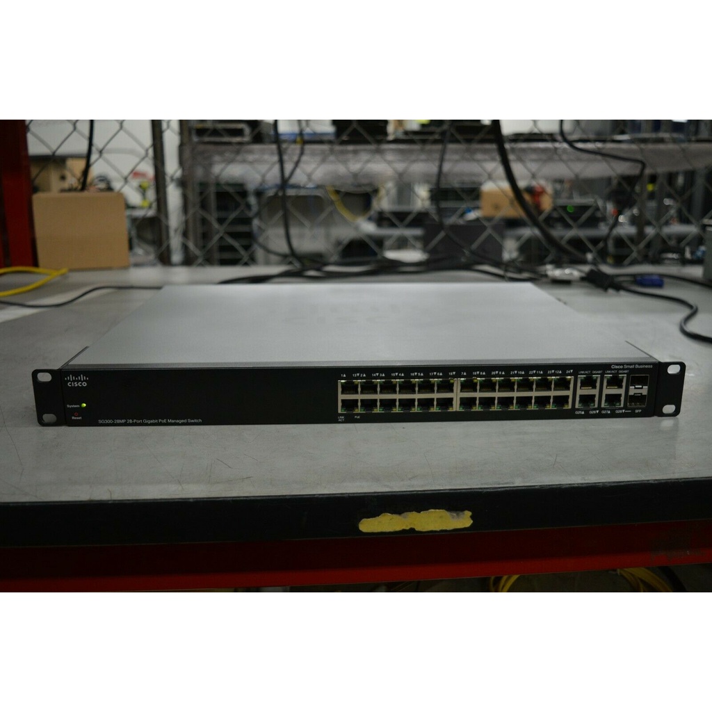 Cisco SG300-28MP | Bộ Chia Mạng SMB, 28 cổng RJ45 10/100/1000 POE+, 4x Combo 1G.