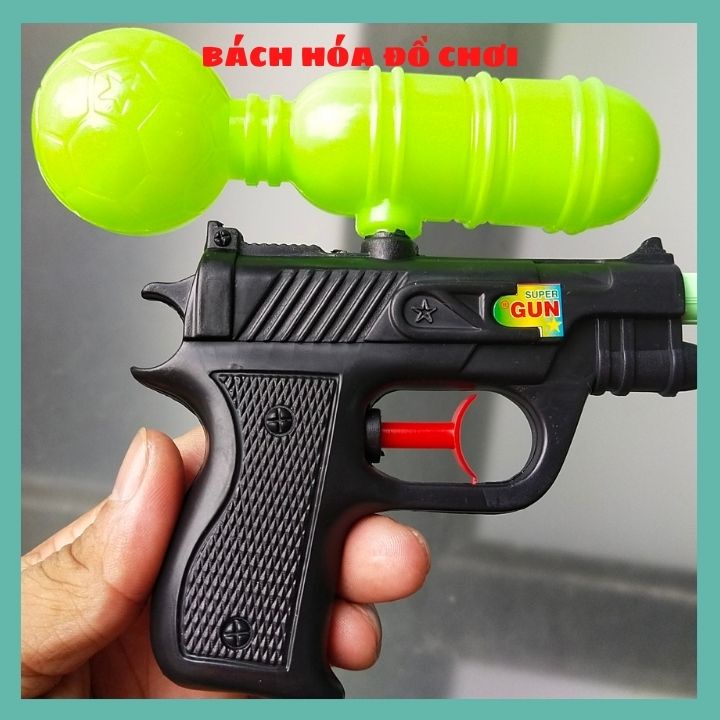 Súng nước đồ chơi 1 nòng, 1 bình dự trữ nhỏ bắn lực mạnh và xa