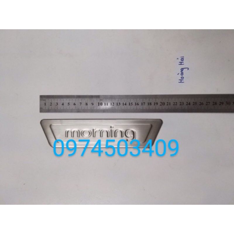 Ốp bậc bước chân ngoài Kia Morning 2005 đến 2019