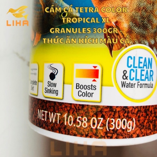 Cám Cá Tetra Color Tropical XL Granules - Thức ăn Kích Màu Cá
