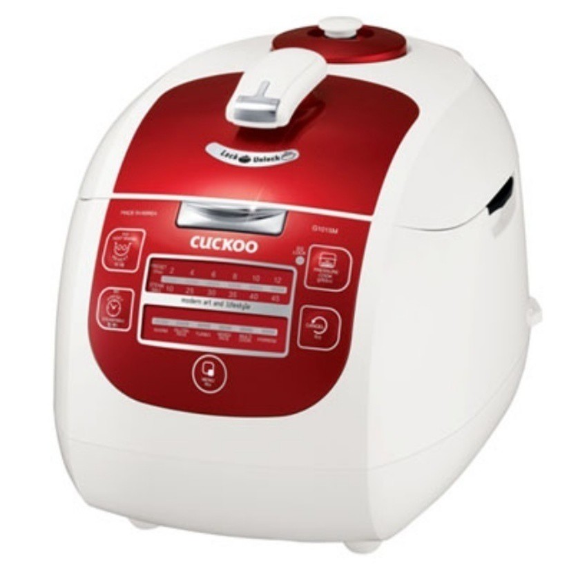 Nồi áp suất Cuckoo CRP-G1015M-R 1.8L (Trắng đỏ) - Hàng nhập khẩu
