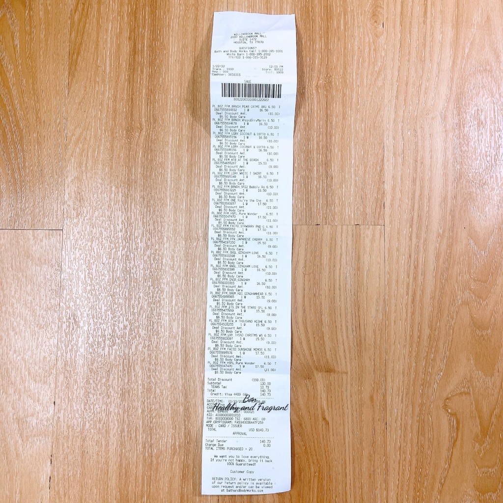 /Bill US - PART VIII/ Xịt thơm toàn thân  🍊 Bath & Body Works 🍊 nhiều mùi 🍊