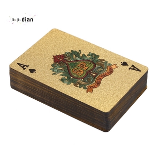 1 bộ bài poker màu vàng 24k chống nước