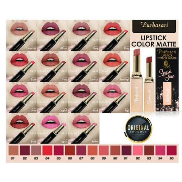 (hàng Mới Về) Son Lì Purbasari 81 Đến 95 / Purbasari | BigBuy360 - bigbuy360.vn