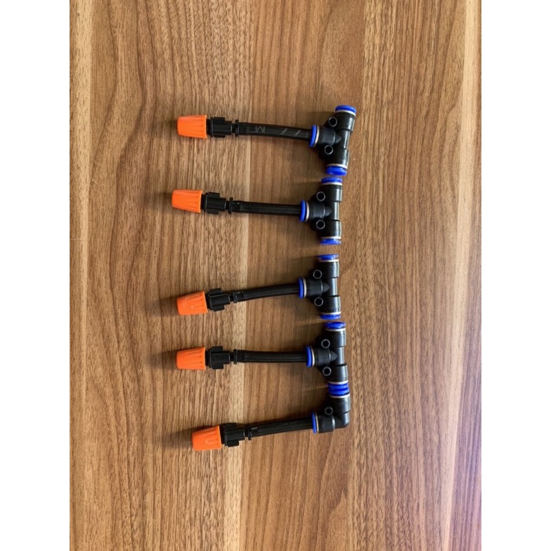 combo bộ 5 béc cam 1 hướng đài loan 4 T và 1 co cuối và béc