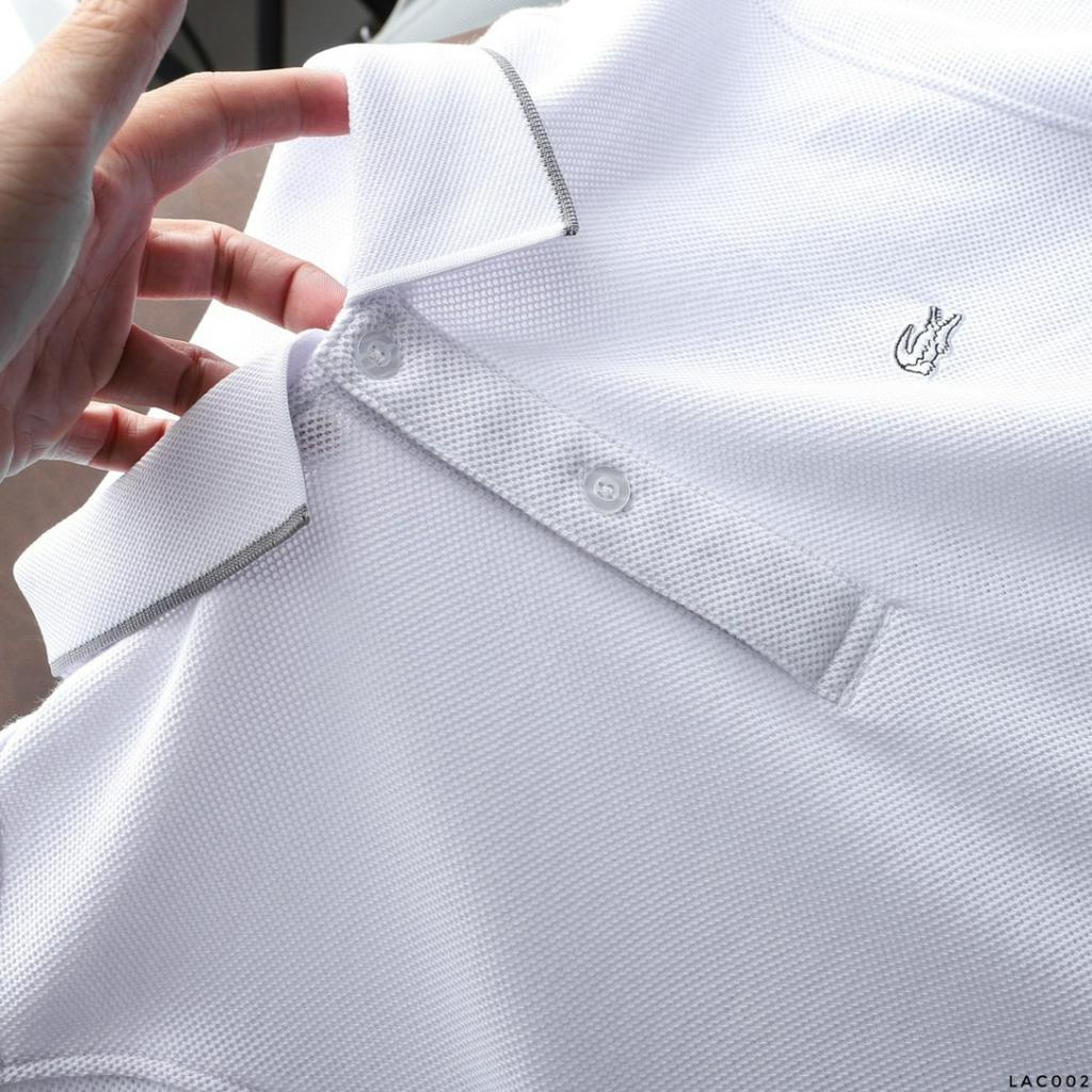 Áo Polo Nam Lcst Ngắn Tay Cổ Viền Nhỏ, Form slim, vải cvc chính phẩm thấm hút mịn màng, Hàng Dư Xịn PL21