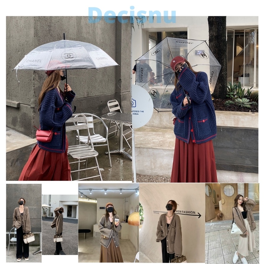 Áo Len Cardigan Nữ, Hàng Dệt Kim, Dáng Dài Rộng, Phong Cách Hàn Quốc, Cho Mùa Thu Đông 2021, Hàng Chất AL1-TADAKAD Shop