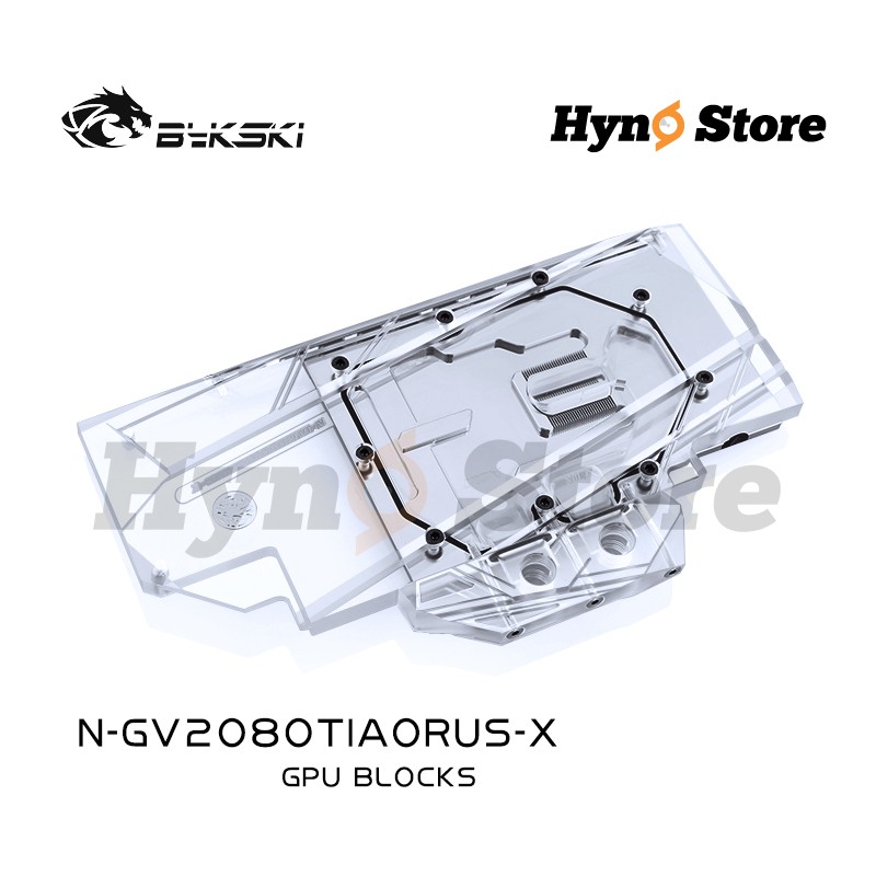 Block nước VGA Gigabyte 2080ti AORUS Bykski Tản nhiệt nước custom Hyno Store