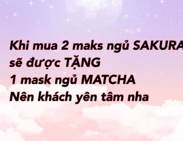 MẶT NẠ NGỦ HOA ANH ĐÀO | BigBuy360 - bigbuy360.vn