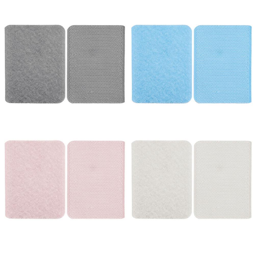 Set 10 Cặp Miếng Dán Đệm Ghế Sofa Hình Vuông Họa Tiết Chấm Bi Hai Mặt Tự Dính Mạnh Mẽ