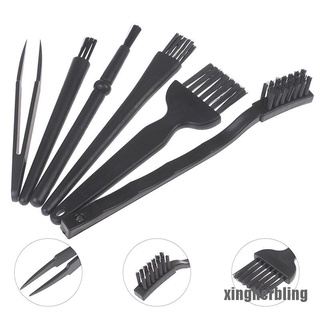 Set 6 Cọ Vệ Sinh Bàn Phím Máy Tính / Điện Thoại Chống Tĩnh Điện