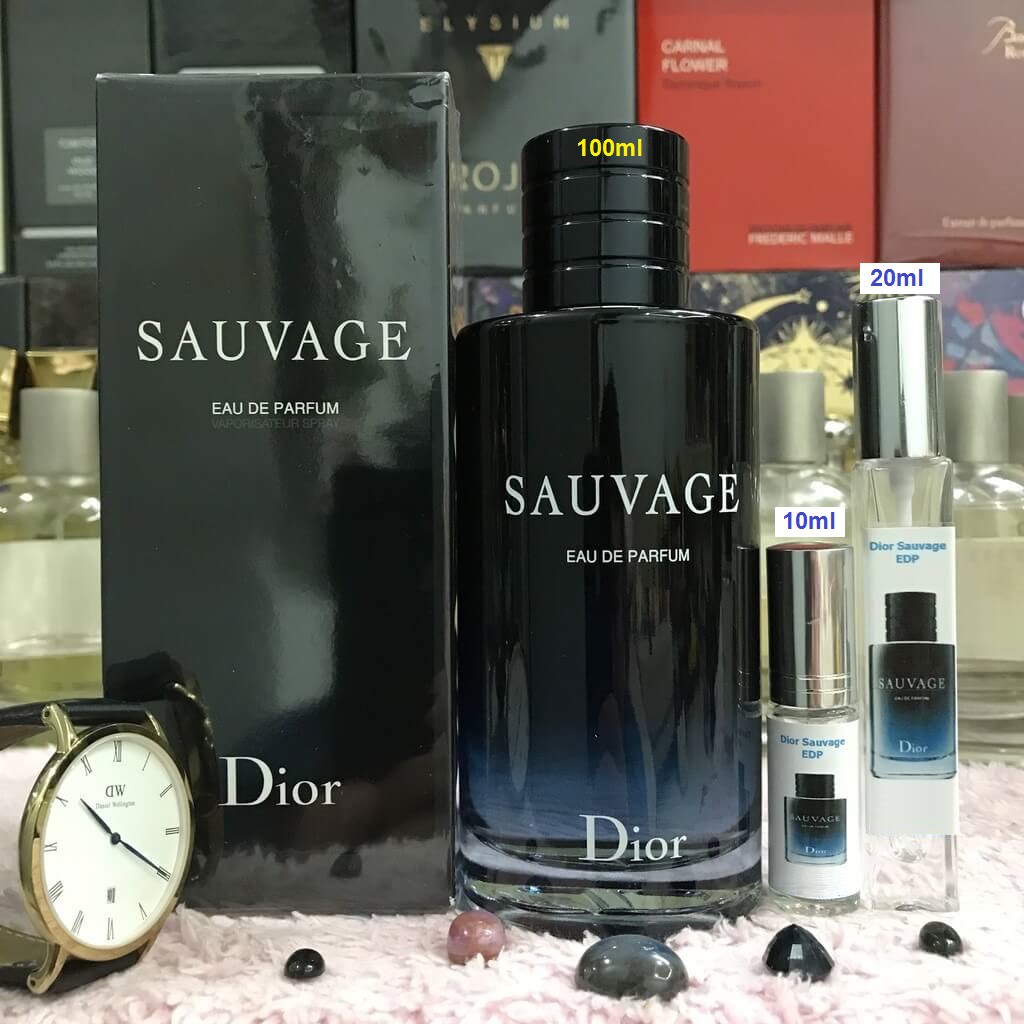 🐇 Nước Hoa Nam Dùng Thử Sauvage EDP - Mùi Hương Trẻ Trung, Nam Tính -Hàng Chính Hãng 🐇 | Thế Giới Skin Care