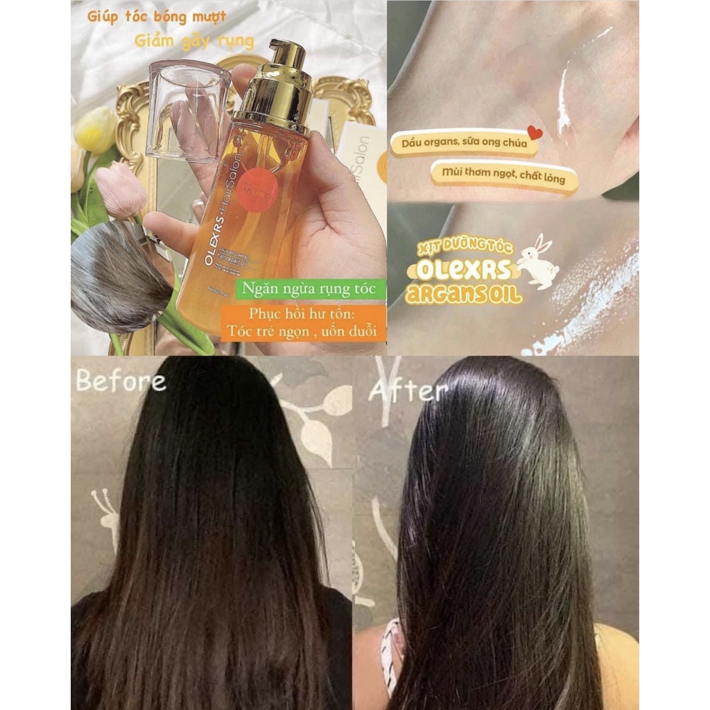 Dưỡng Tóc Olexrs Hair Salon Hair Repair Oil 80ml