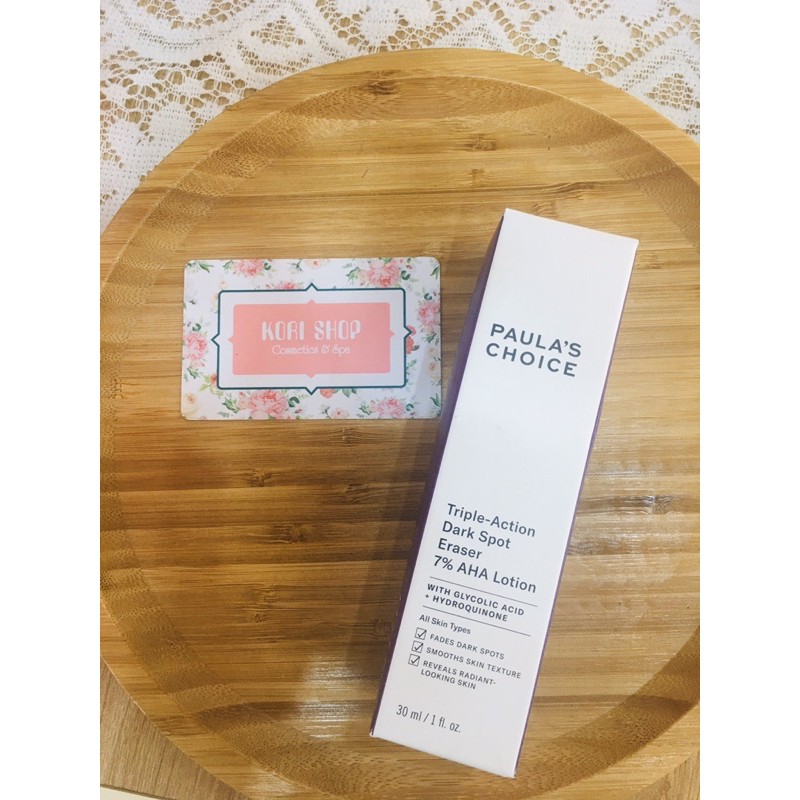 Paula’s Choice – CLINICAL TRIPLE-ACTION DARK SPOT ERASER 7% AHA LOTION