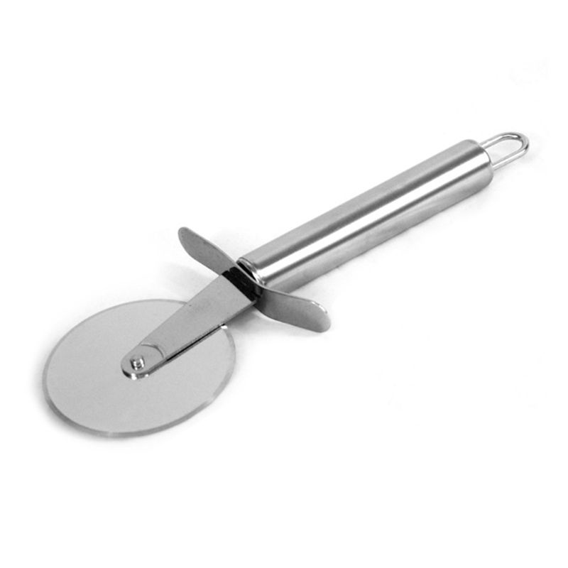 Set 3 dụng cụ làm bánh pizza xẻng chuyển phới và dụng cụ cắt thép không gỉ bền dành cho nhà bếp