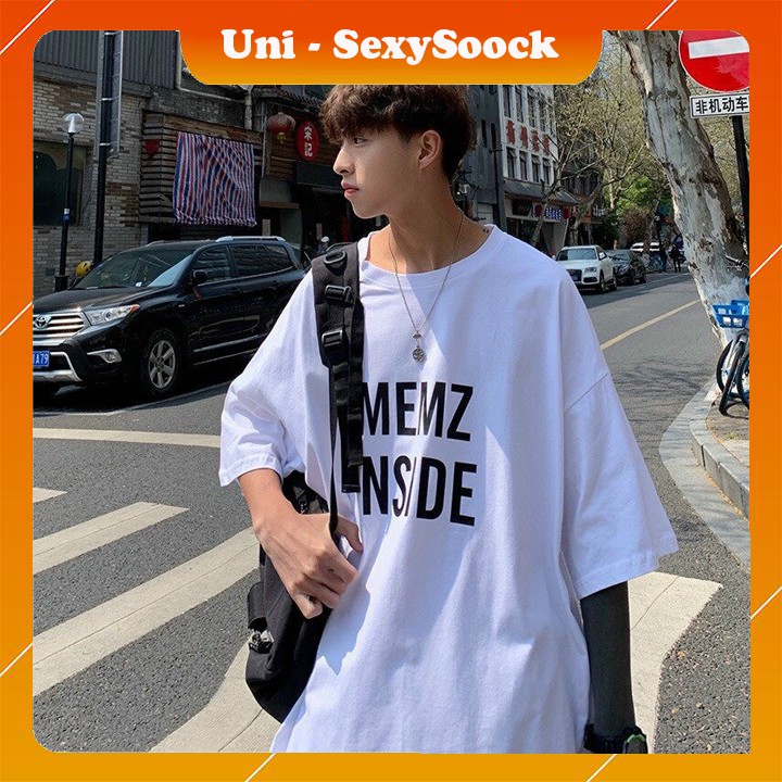 [Uni Trend] Áo Thun Tay Lỡ In Nhiệt - Memz Inside, Áo Form rộng mặc siêu thoáng. Sản phẩm có rất nhiều màu đẹp 👌 | BigBuy360 - bigbuy360.vn