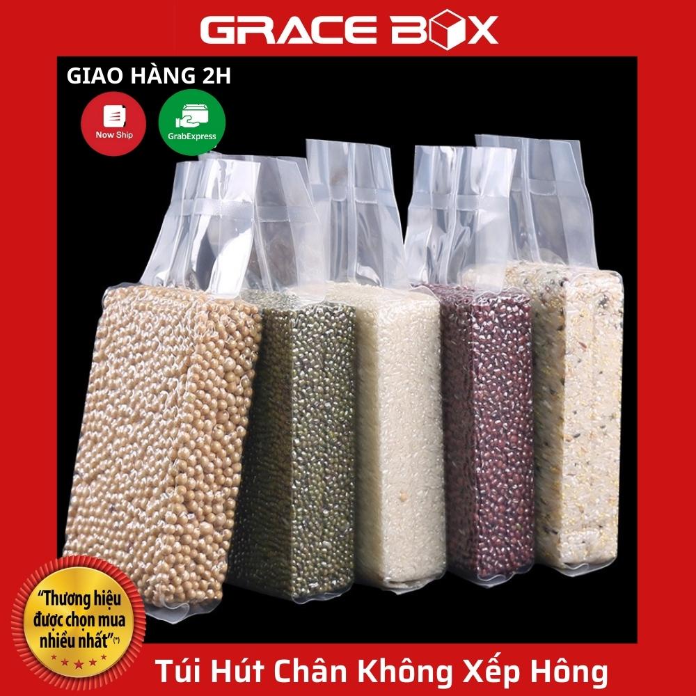 {Giá Sỉ} Túi Hút Chân Không Xếp Hông - Túi Hút Chân Không Định Hình - Siêu Thị Bao Bì Grace Box