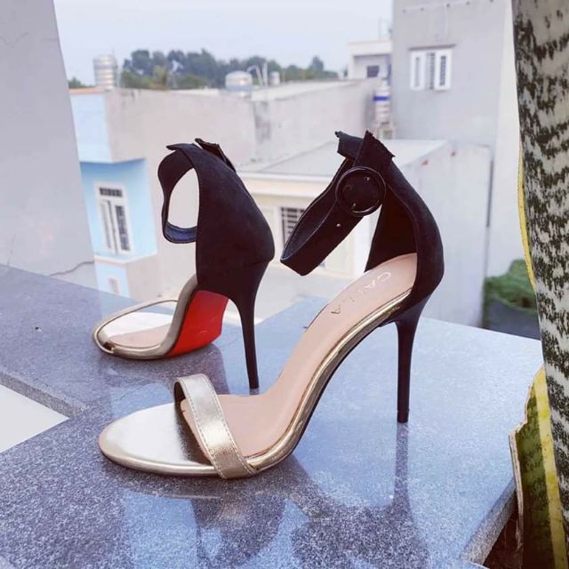 Cao gót sandanl CALLA quai ngang bản to (hình ảnh thật) | BigBuy360 - bigbuy360.vn