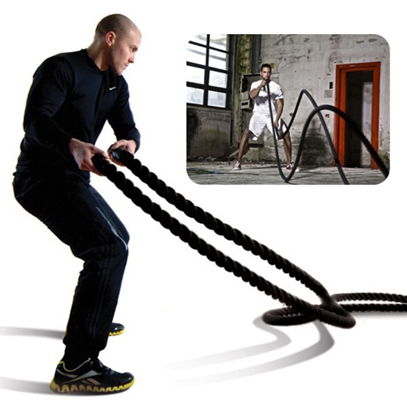 Dây thừng tập thể lực phòng gym ⚡FREESHIP⚡ đường kính 50mm dài 12m
