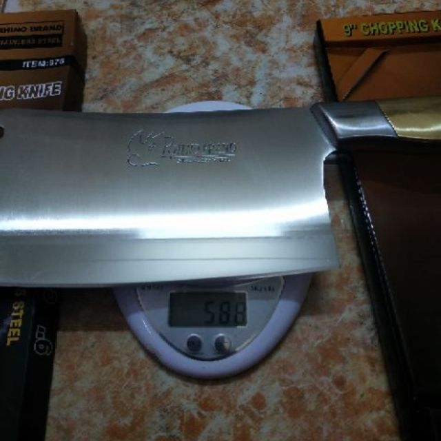 Dao chặt xương cán thép Thái Lan cao cấp Rhino 976 nặng ~ 600 gram