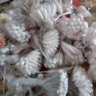 NHỤY BÔNG GÒN làm hoa handmade