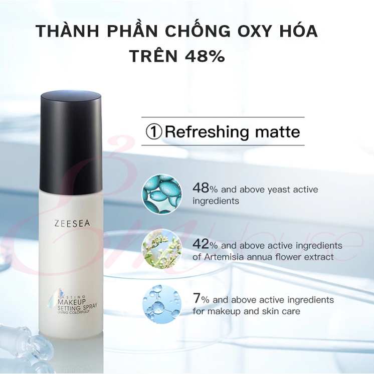 Xịt Khóa Trang Điểm Kiềm Dầu ZEESEA Milky Way Setting Spray OIL CONTROL 50ml