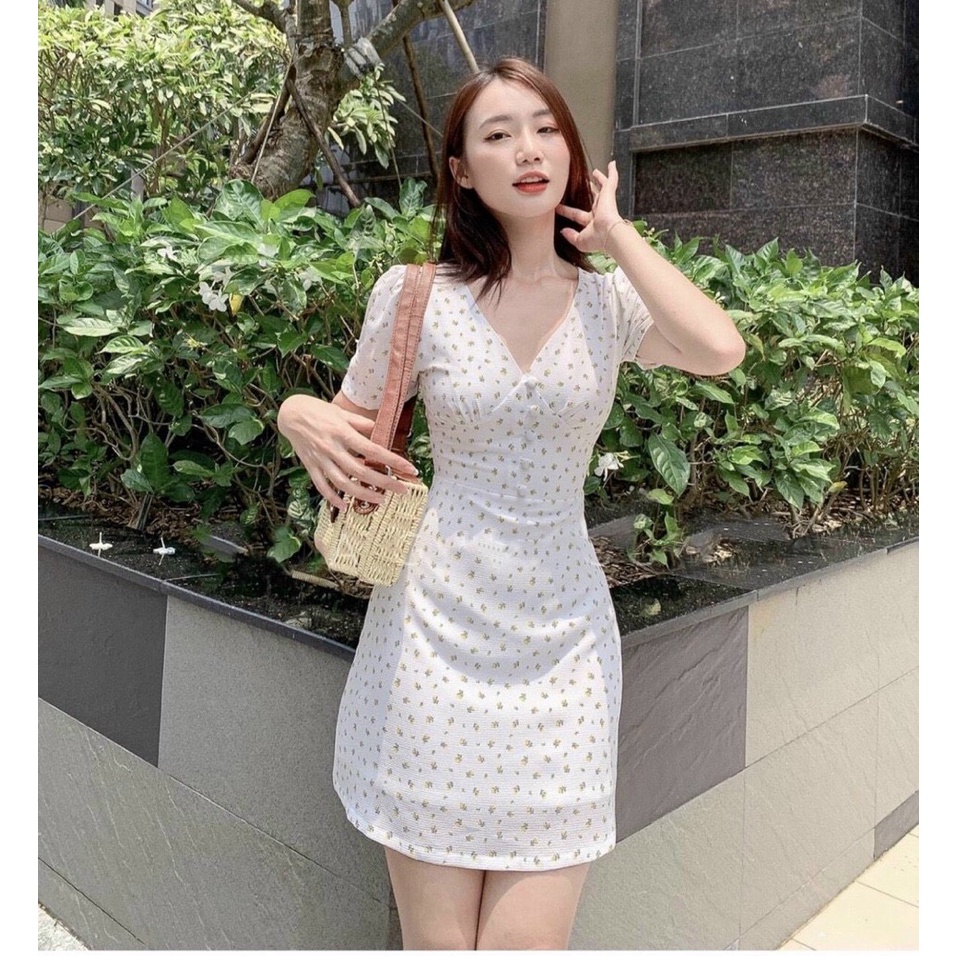 Đầm xương rồng nút bọc  𝐊𝐄̀𝐌 𝐀̉𝐍𝐇 𝐓𝐇𝐀̣̂𝐓  𝐁𝐀𝐎 𝐊𝐈𝐄̂̉𝐌 ❌