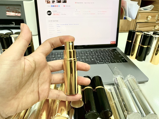 Lọ chiết nước hoa 10ml, lõi thuỷ tinh dạng xịt, chai chiết nước hoa | BigBuy360 - bigbuy360.vn