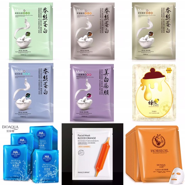 Combo Mix Mặt nạ Cao cấp bioaqua - images cấp ẩm | BigBuy360 - bigbuy360.vn