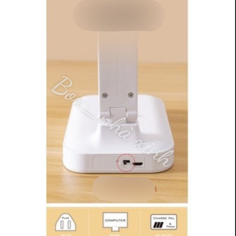 Đèn Học Để Bàn, Đèn Học Chống Cận Gấp Gọn LED USB Cao Cấp, Cảm Ứng Tích Điện Thông Minh/ xoay được 360 độ (kèm sạc)