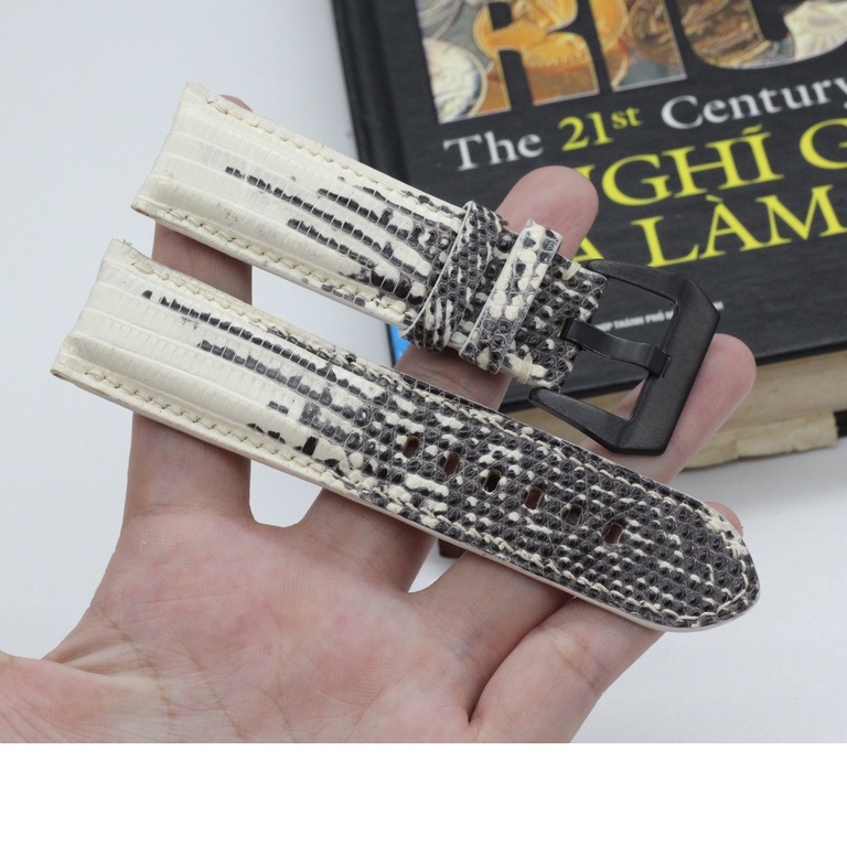 Dây Da Đồng Hồ, Dây Đồng Hồ Da Kỳ Đà Thật Cao Cấp Được Hoàn Thiện Thủ Công, Sản Phẩm Kèm Khóa+Chốt+Tool Tháo BH 6 Tháng