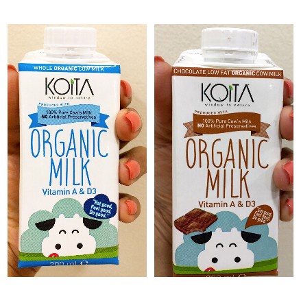 Sữa tươi Koita organic nguyên chất hữu cơ (200ml) - Organic Milk