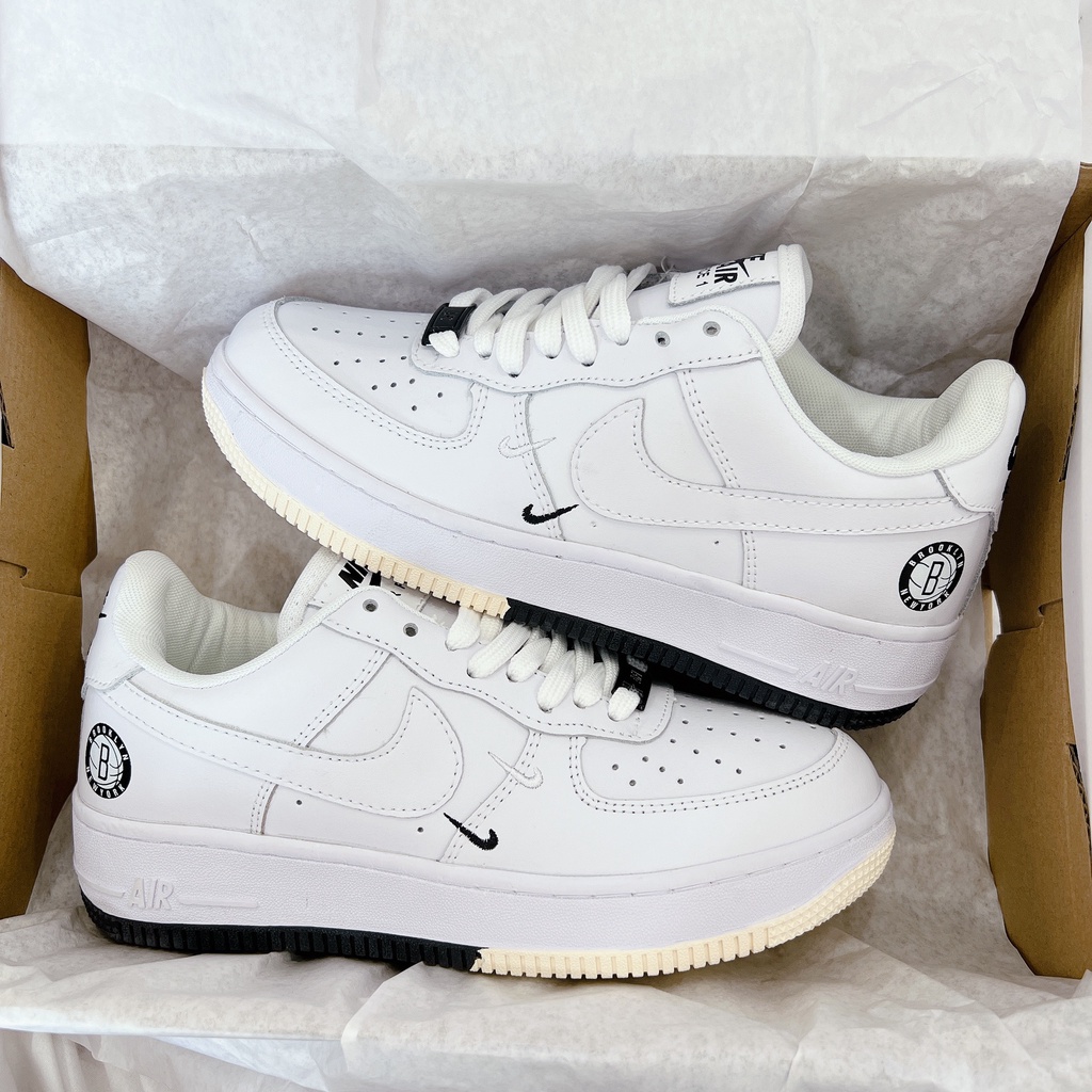 Giày Thể Thao Nam Nữ Thắng Giày For Brookly Âm Dương Trắng