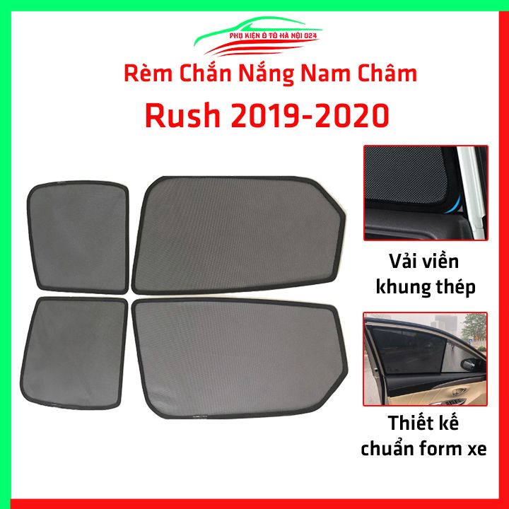 Bộ rèm chắn nắng Rush 2019-2020 cố định nam châm thuận tiện