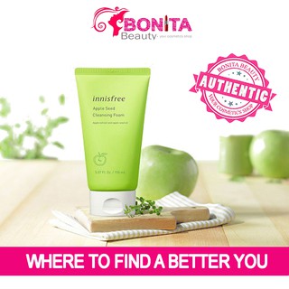 Sữa Rửa Mặt Chiết Xuất Táo Innisfree Apple Seed Deep Cleansing Foam 150ml