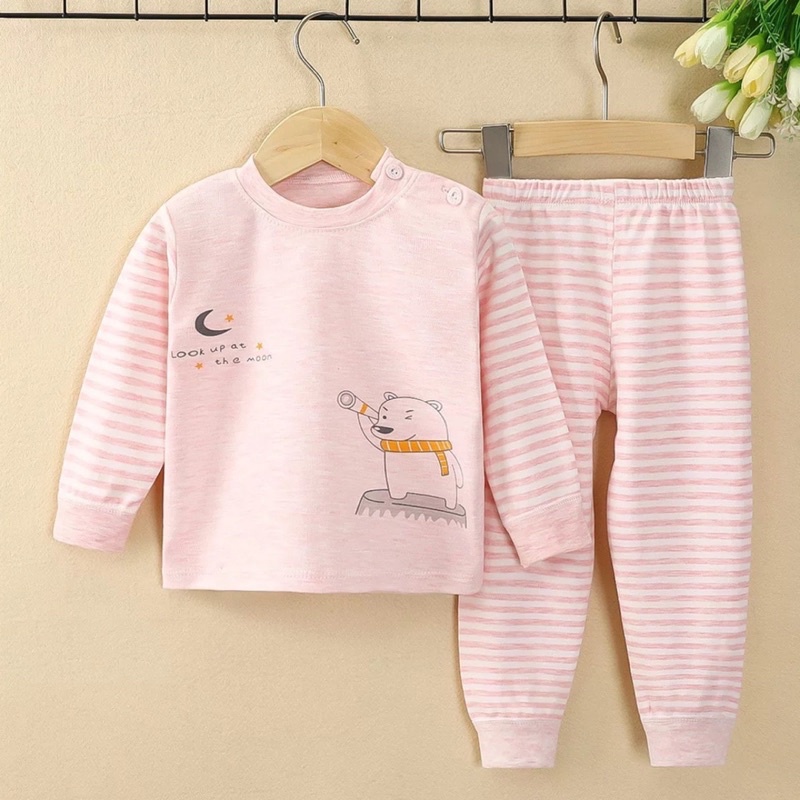 BỘ COTTON LEN HOẠ TIẾT HOẠT HÌNH