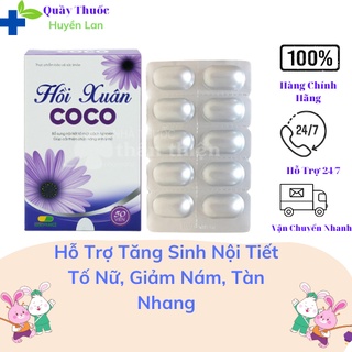 Hồi Xuân Coco - Tăng Cường Nội Tiết Tố, Giảm Các Triệu Chứng Bốc Hỏa , Mãn Kinh Ở Phụ Nữ