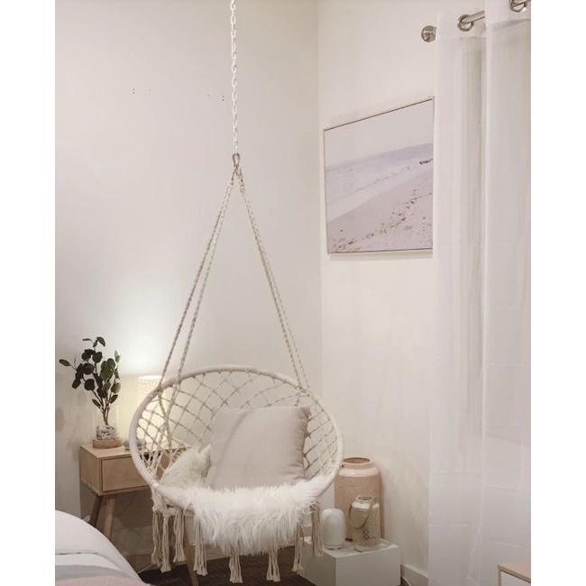 Xích đu treo trần treo trang trí sân vườn