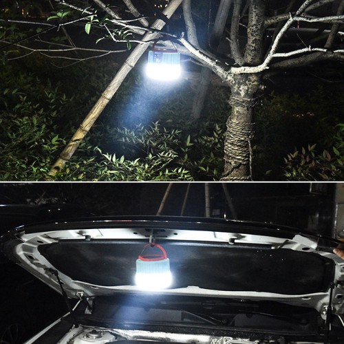 Bóng Đèn Năng Lượng Mặt Trời Tích Điện Siêu Sáng 3 Chế Độ Sáng, Chống Nước, Đèn Ngoài Trời, ASAKI OFFICIAL