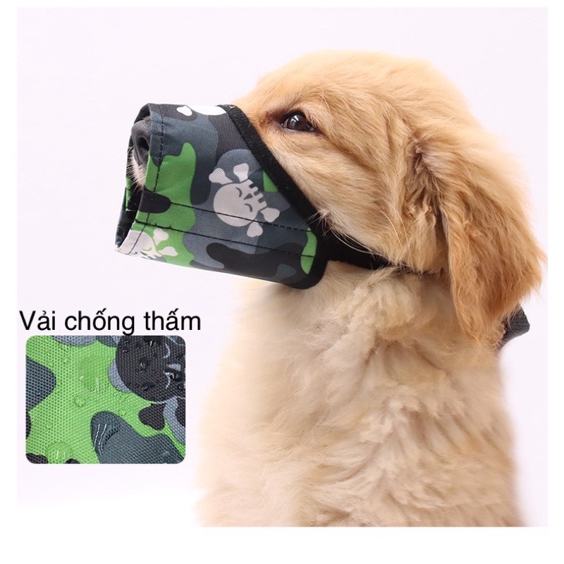 Rọ mõm vải thoải mái cho chó mèo
