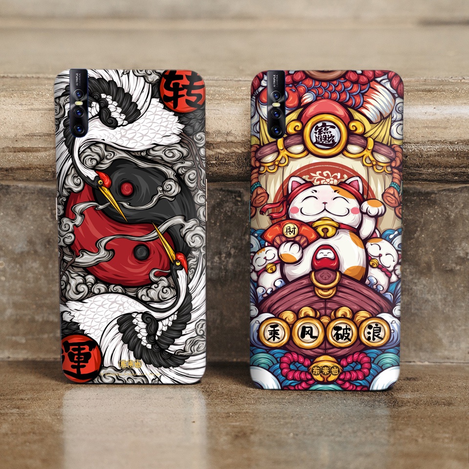 Miếng Dán Skin Điện Thoại In Hình Âm Dương Cho Ip 6/ 7/ 8/ X/ XS/ 11/ 11 Pro Max Và Các Dòng Máy Android