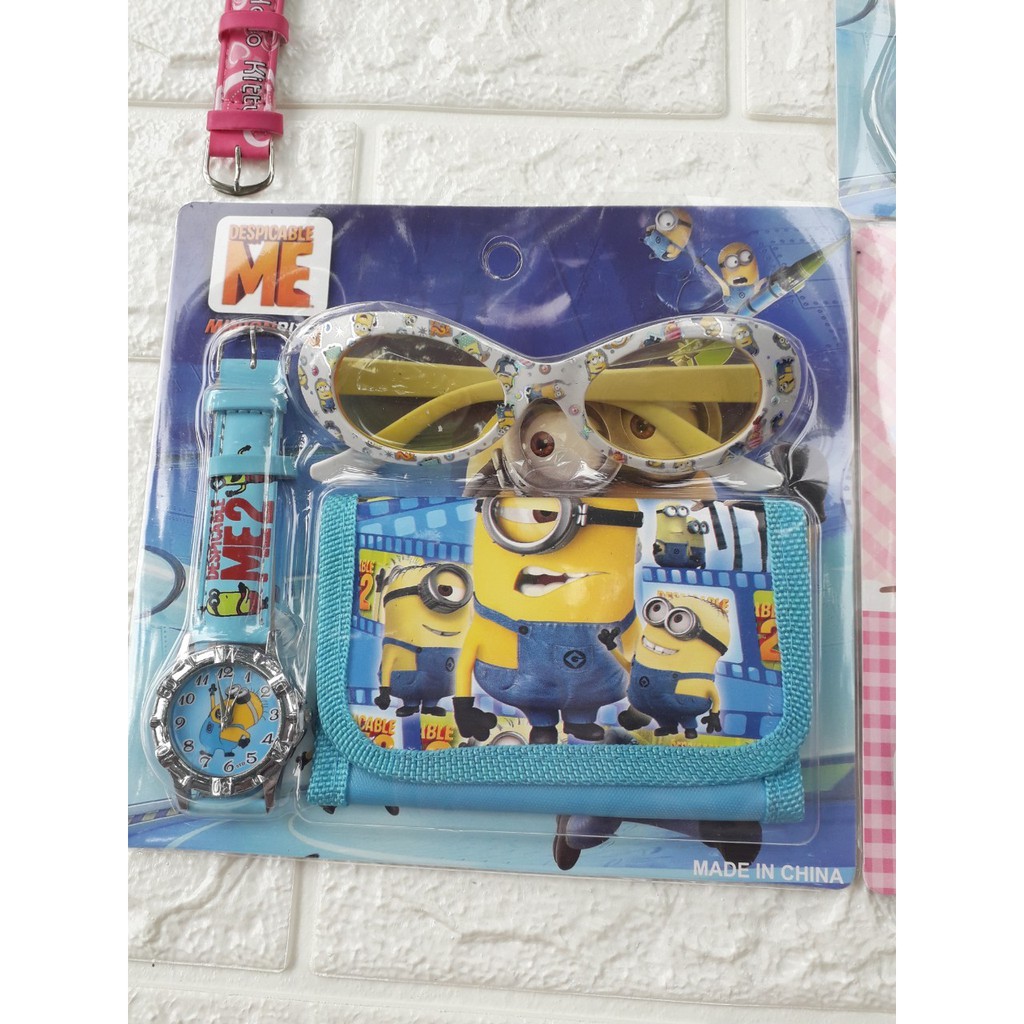 Set 3 món đồng hồ + kính + ví cho bé | BigBuy360 - bigbuy360.vn