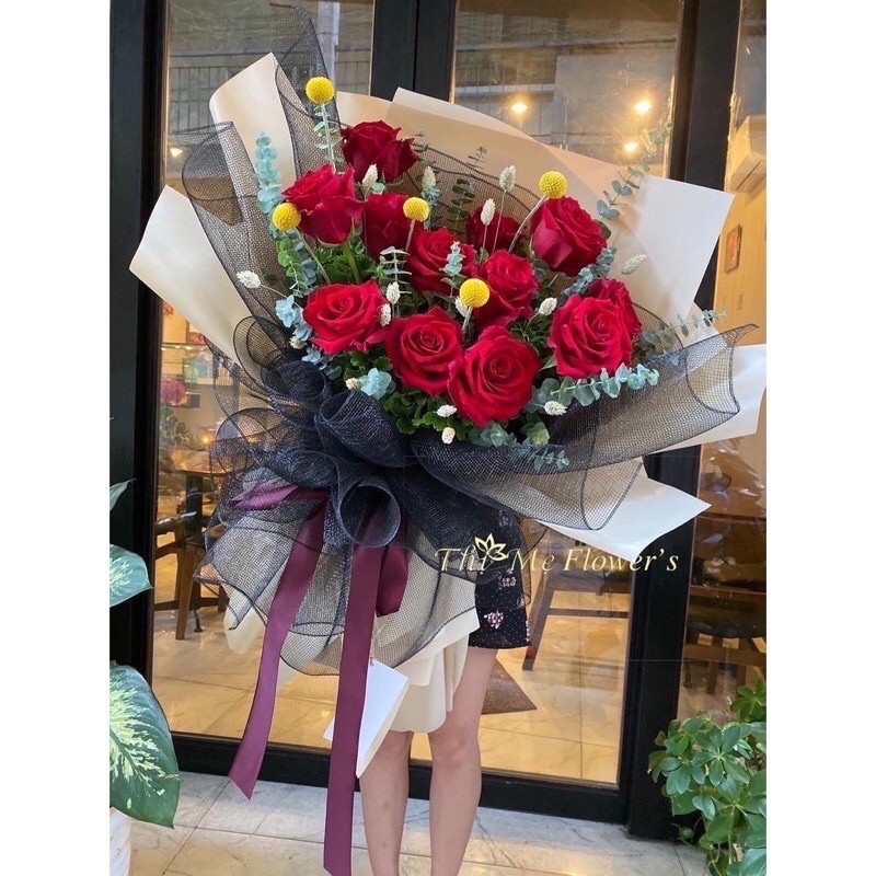 Cuộn lưới thô bó hoa,trang trí,decor