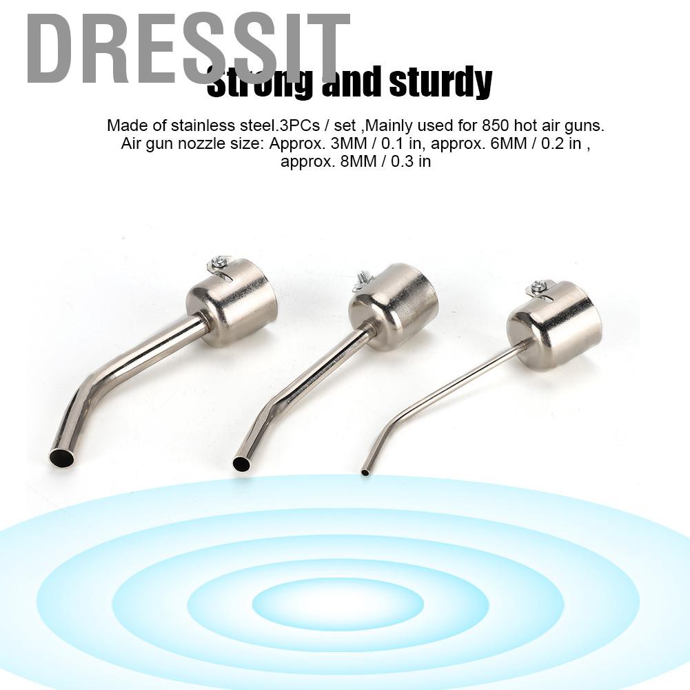 Bộ 3 Dụng Cụ Sửa Chữa Máy Tính Đầu Cong 3mm / 6mm 8mm Cho 850