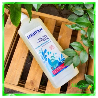 Nước Rửa Bát Đậm Đặc Hữu Cơ Hương Chanh Lerutan 1L