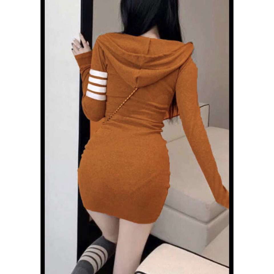 Váy body sọc tay HN302
