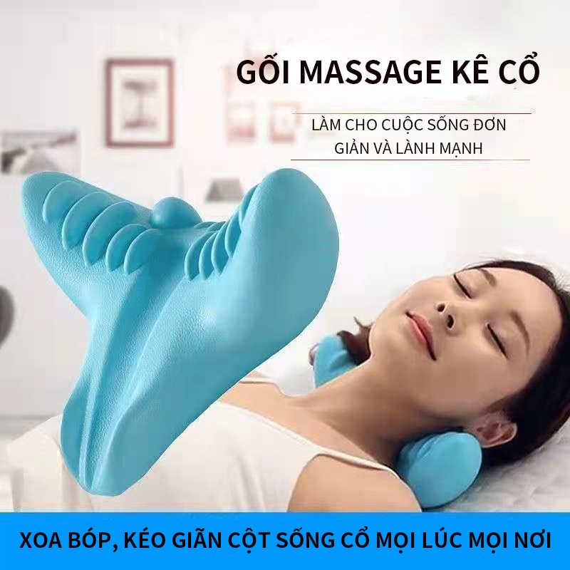 [HCM]Đích thực Mát xa cổ Sửa chữa cổ và vai Thiết bị kéo cột sống cổ Dụng cụ mát xa cầm tay-【GM-AMZ】