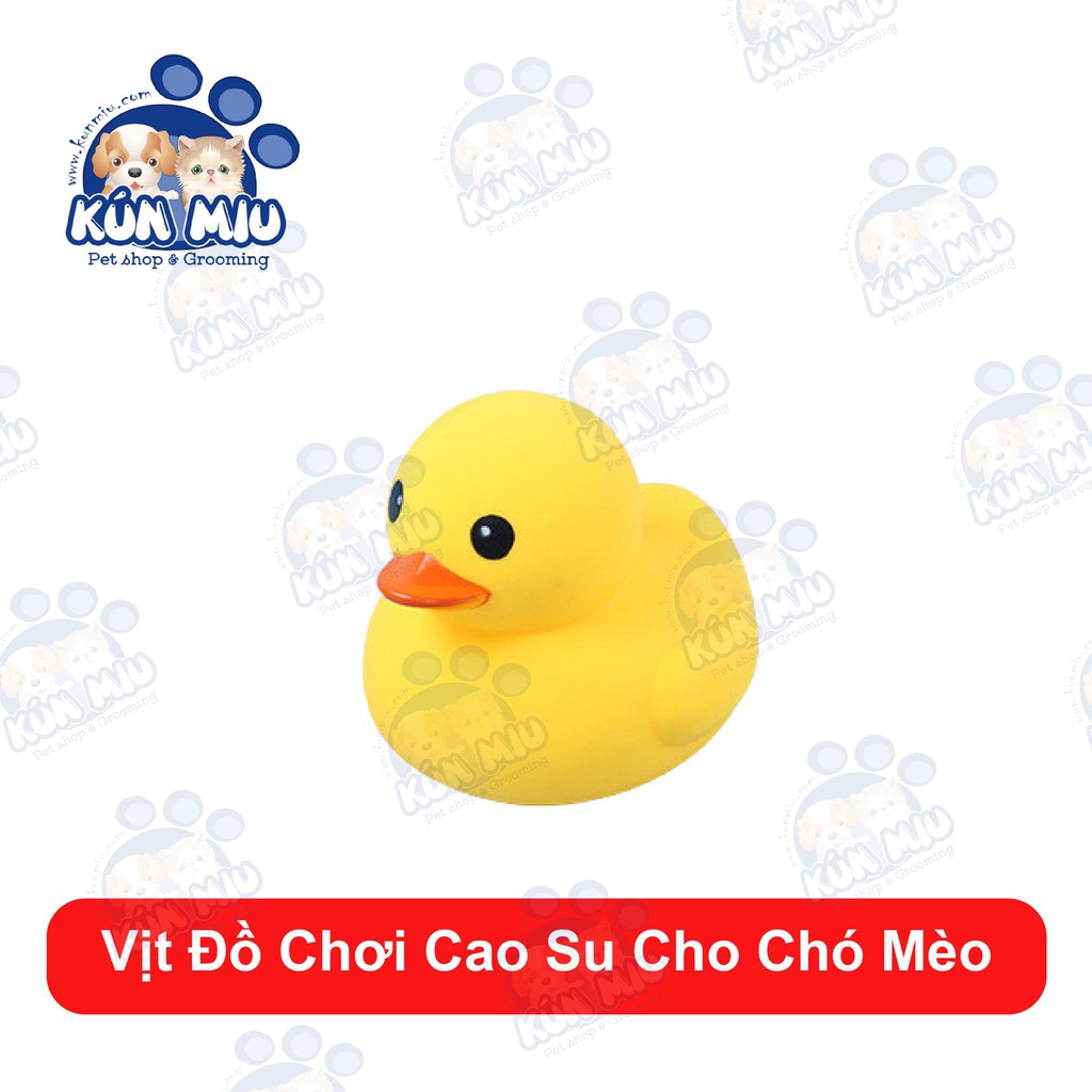 Vịt đồ chơi cao su cho chó mèo